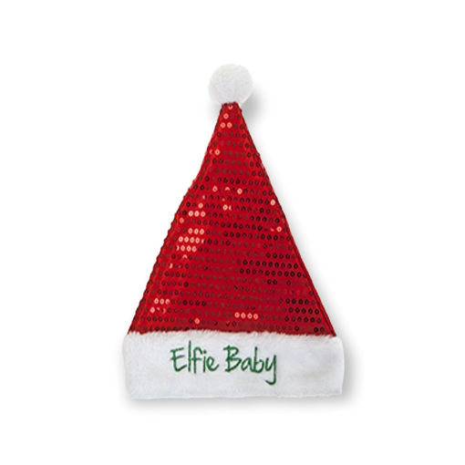 Picture of CHRISTMAS HAT - SEQUIN HAT ELFIE BABY